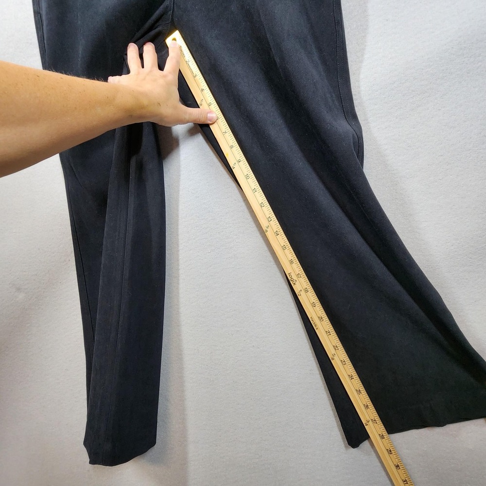 Coldwater Creek Pants‎ Womens Size 4P Black Straight Leg Mid Rise Dress Career - Picture 5 of 8